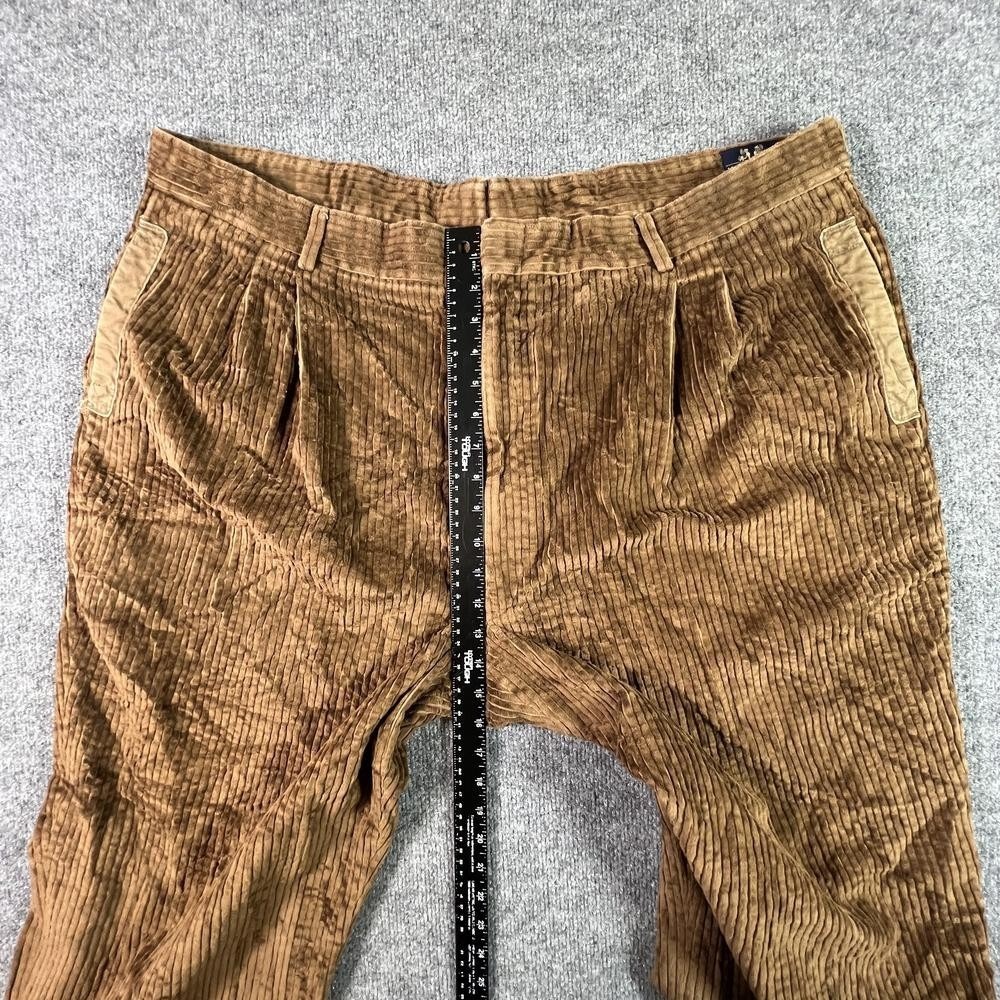 Vintage Willis & Geiger Chino Pant Men's 48x30 Brown Cotton Corduroy Straight - Picture 4 of 16